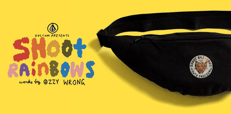 Free Ozzie Wright Volcom Bum bag with every purchase from the new Spring/Summer 2019 collection*