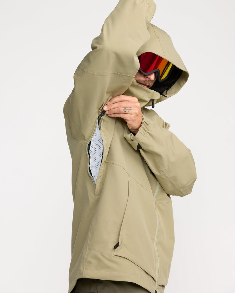 Brighton Full Zip Jacket - Moss Green