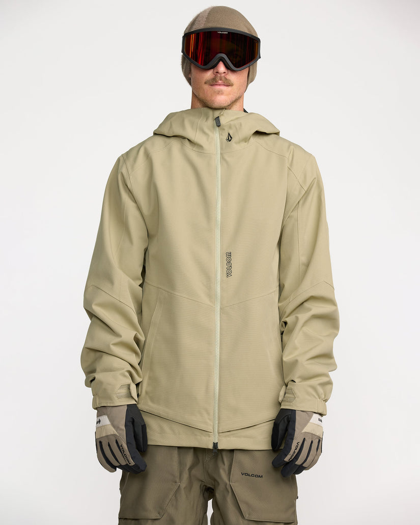 Brighton Full Zip Jacket - Moss Green