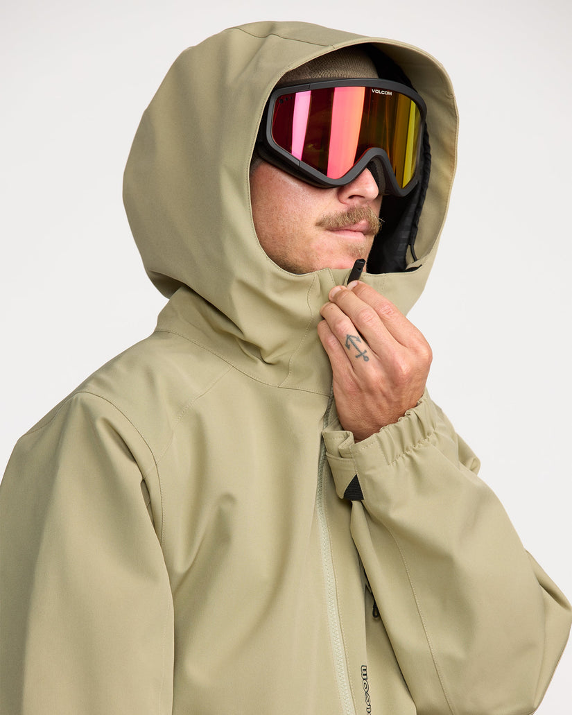 Brighton Full Zip Jacket - Moss Green