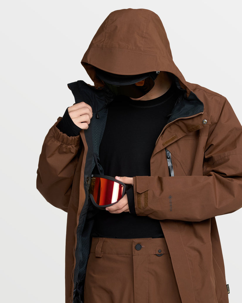 L Insulated Gore-Tex Jacket - Brown