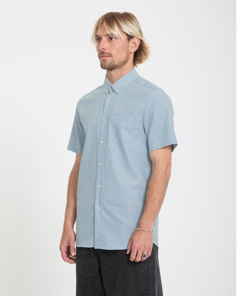 Everett Oxford Shirt - Wrecked Indigo