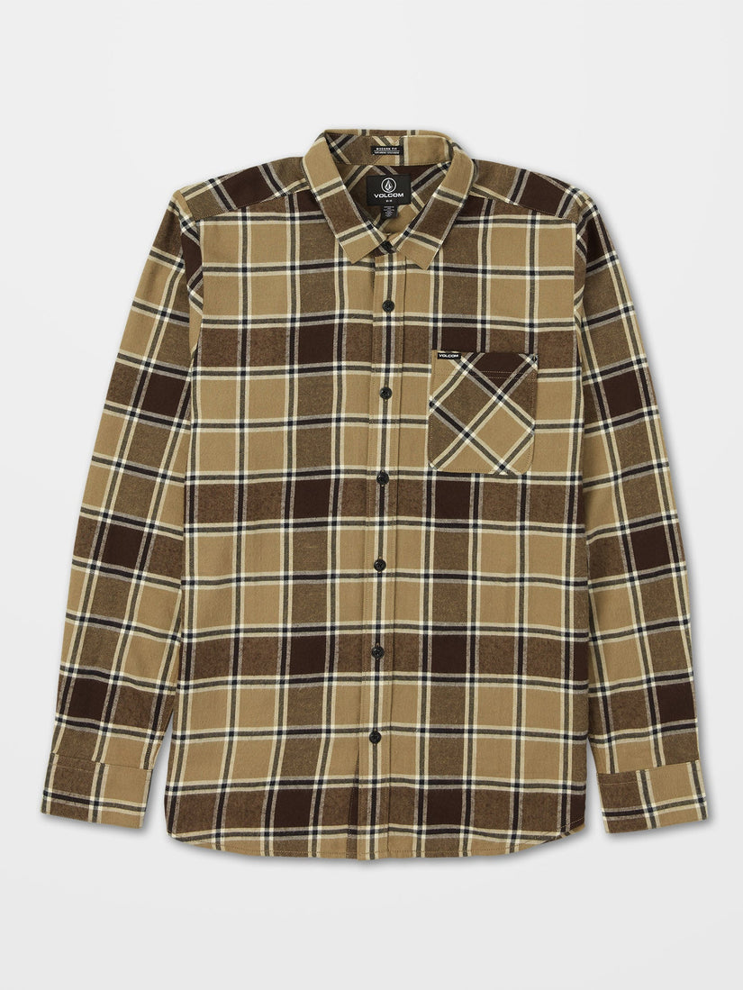 Caden Plaid Shirt - KHAKI (A0532203_KHA) [10]