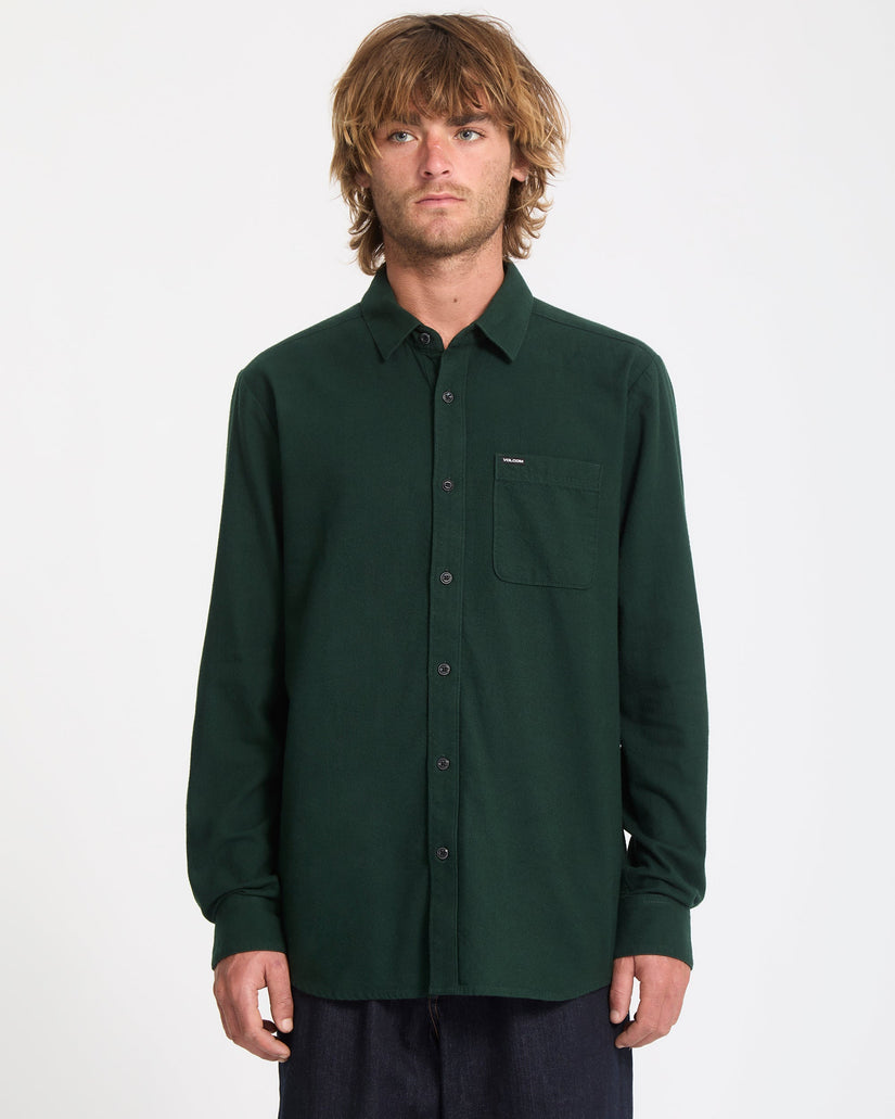 Caden Solid Shirt - Scarab