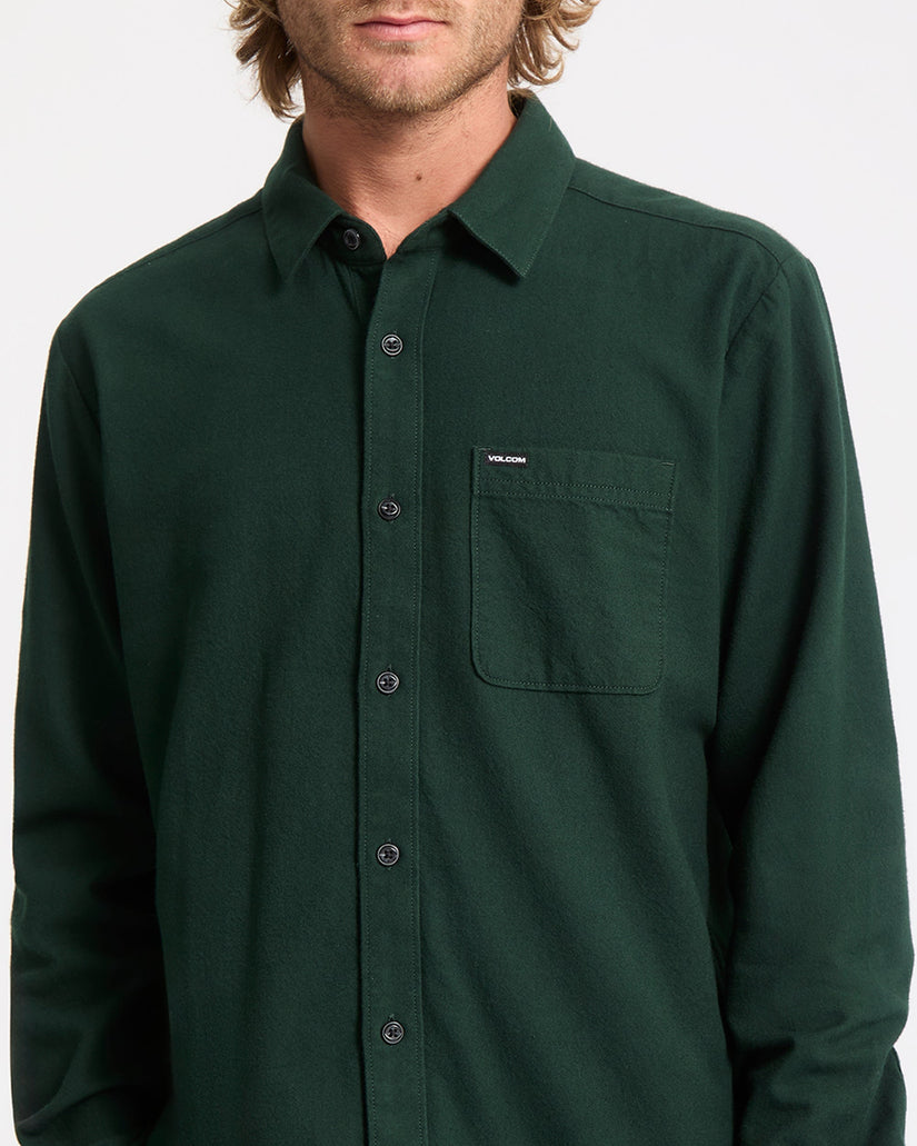 Caden Solid Shirt - Scarab