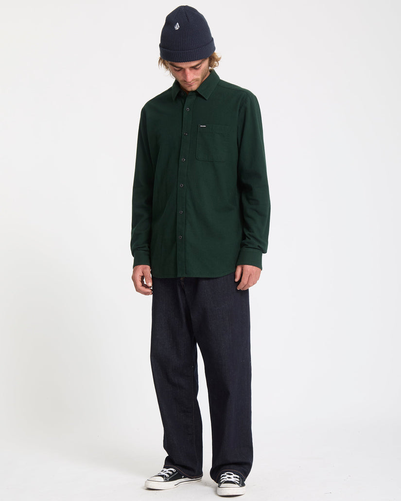 Caden Solid Shirt - Scarab
