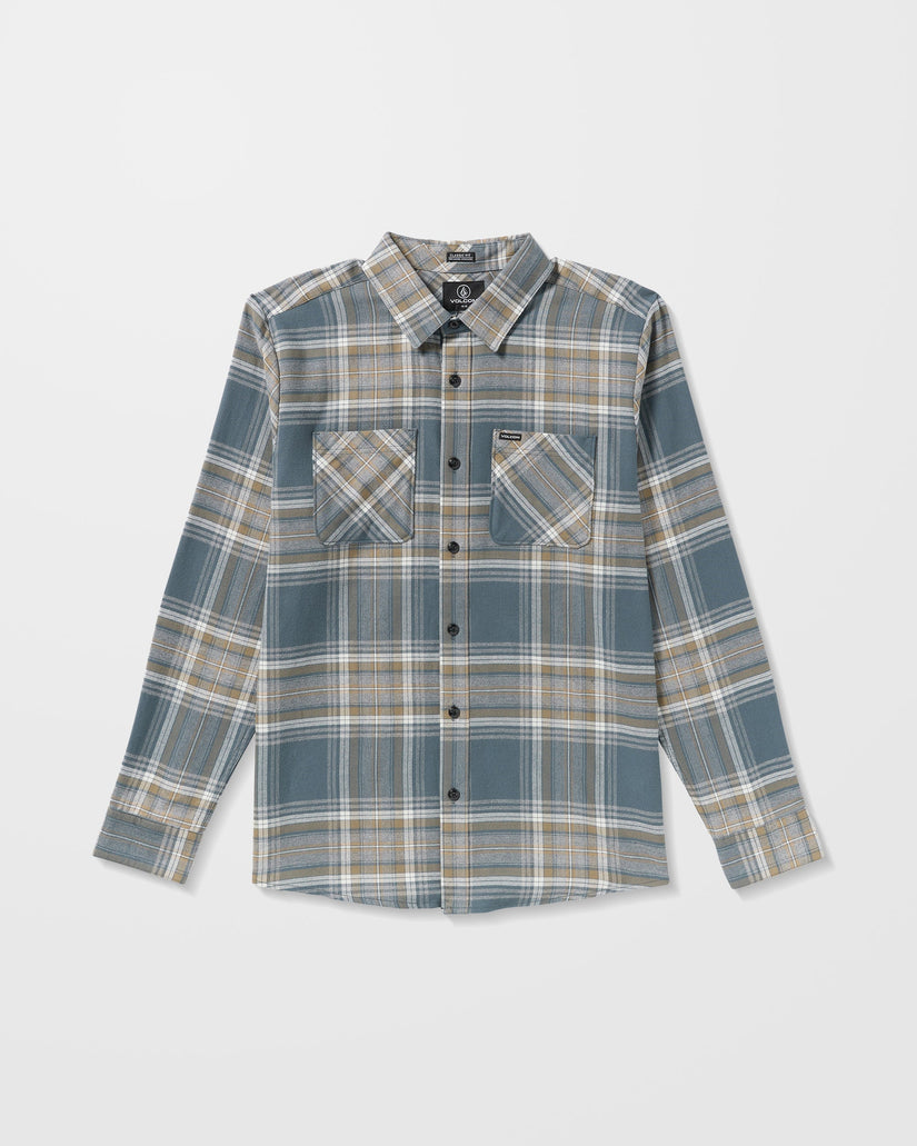 Netastone Flannel Shirt - Dark Slate
