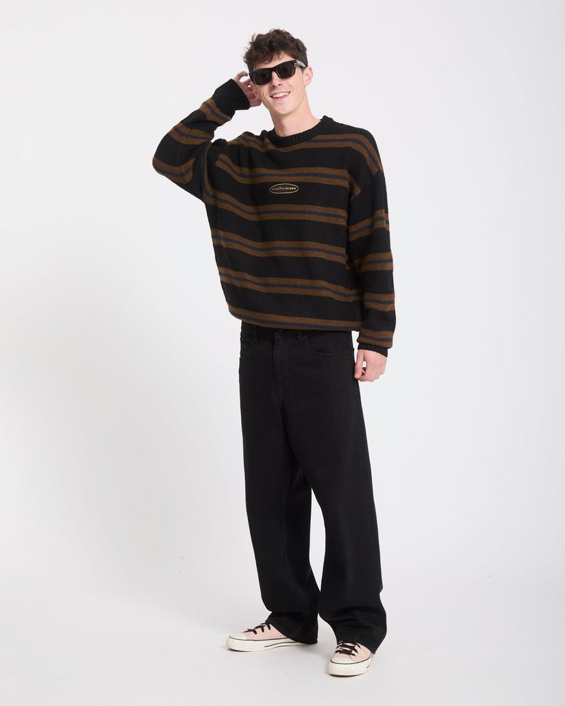 Striperstand Sweater - Black