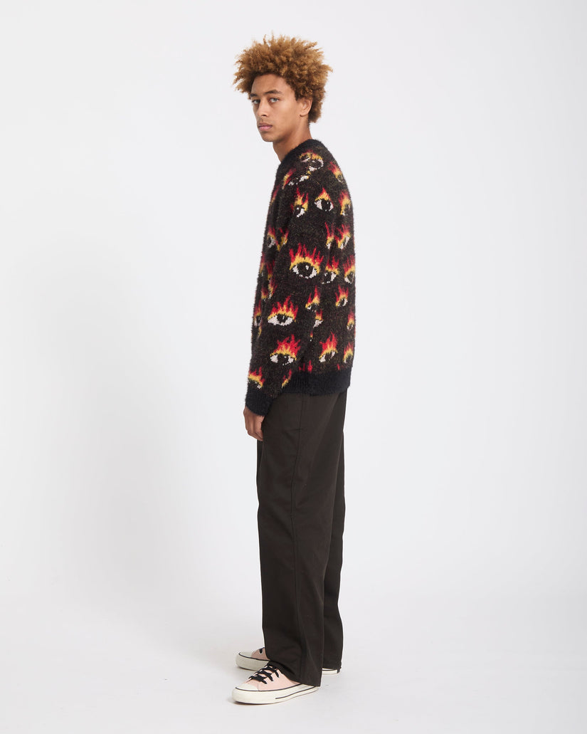 Ozzy Eyes Sweater - Black