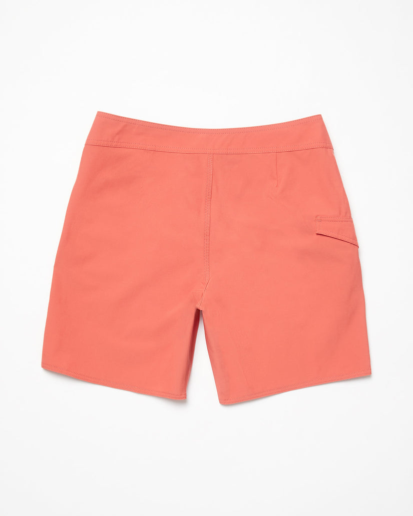 Lido Solid Mod 18" Boardshort - CRANBERRY