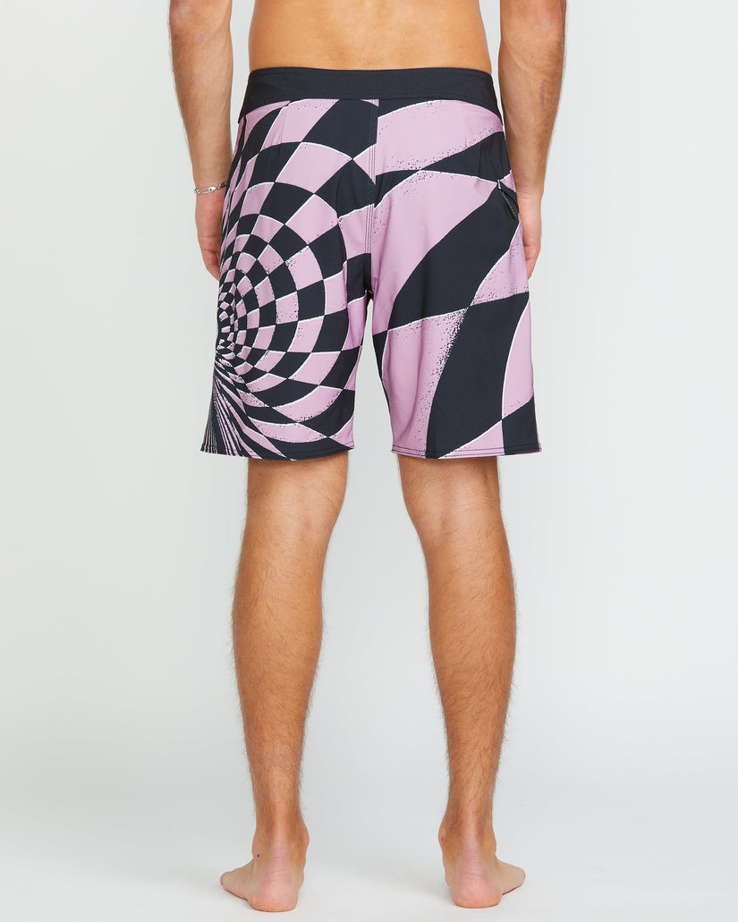 Spiral Stn Mod 20" Boardshort - STEEL PURPLE