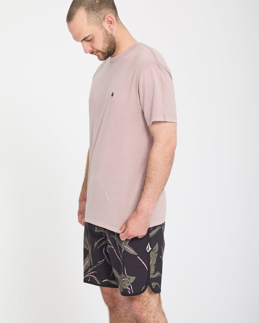 Encounter Scallop Mod 19" Boardshort - Black