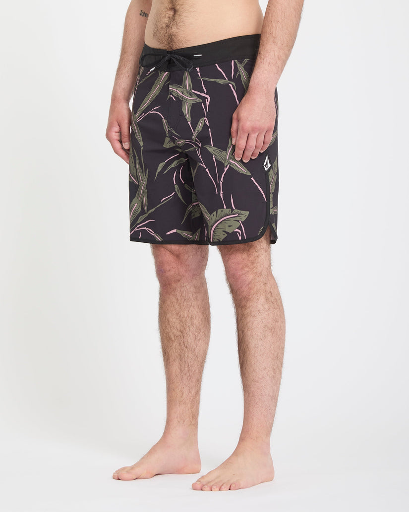 Encounter Scallop Mod 19" Boardshort - Black
