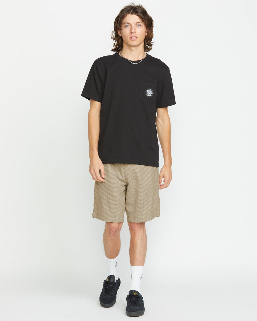 Frickin Elasticated Waist 19" Short - LIGHT KHAKI