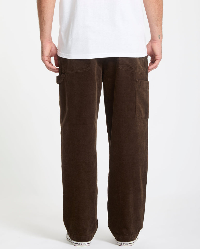 Kraftsman Corduroy Trousers - Brown Stone