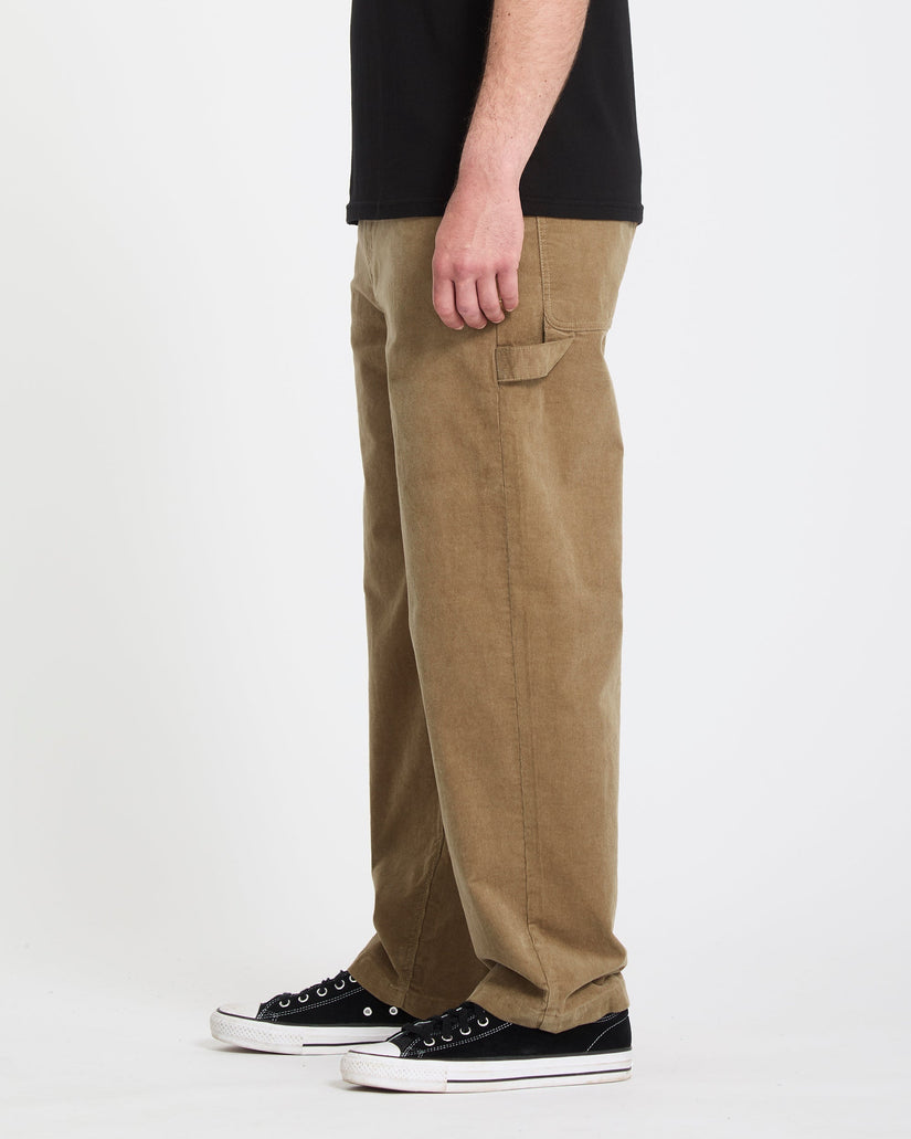 Kraftsman Corduroy Trousers - Dark Khaki