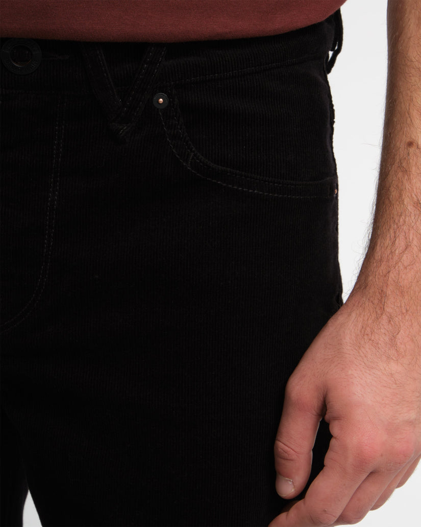 Solver 5 Pocket Corduroy Trousers - Black