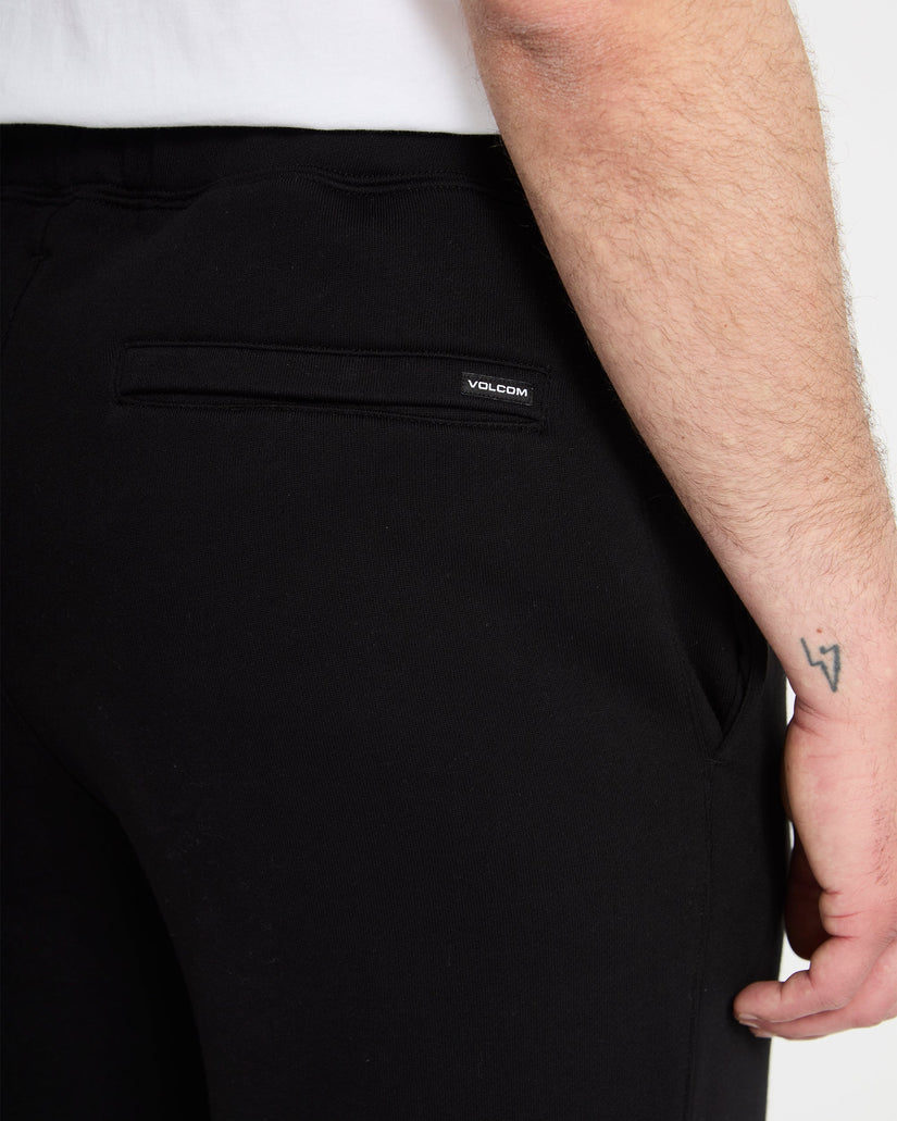 Single Stone Fleece Jogger - Black