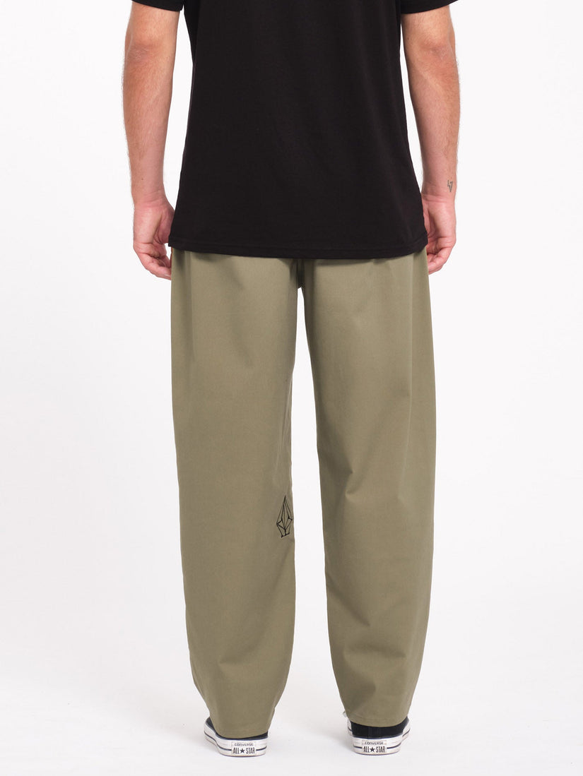 Zephyr Elastic Waist Trousers - Wintermoss
