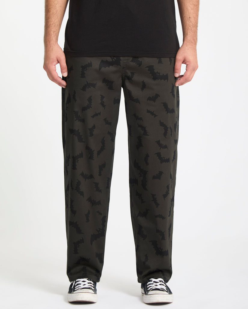 J.J. Villard Elasticated Waist Trousers - Rinsed Black