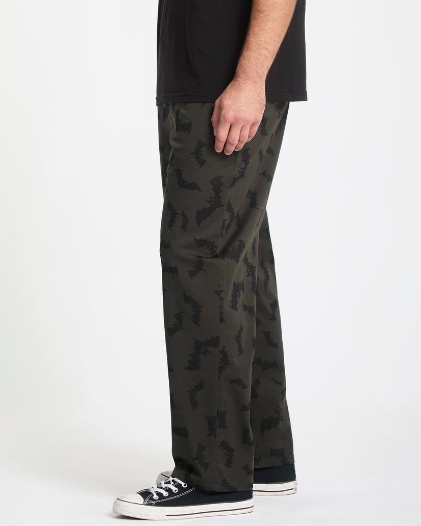 J.J. Villard Elasticated Waist Trousers - Rinsed Black