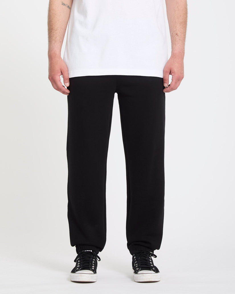 Single Stone Fleece Trousers - Black