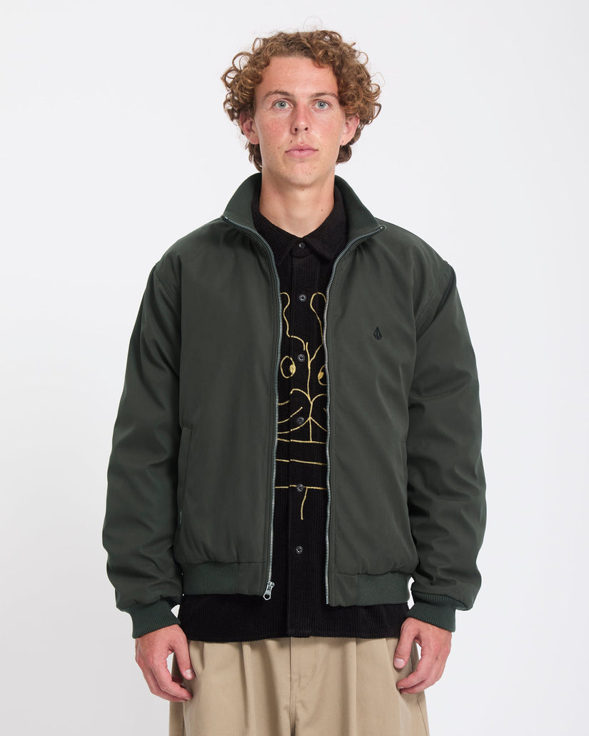 Damerman Bomber Jacket - Rinsed Black