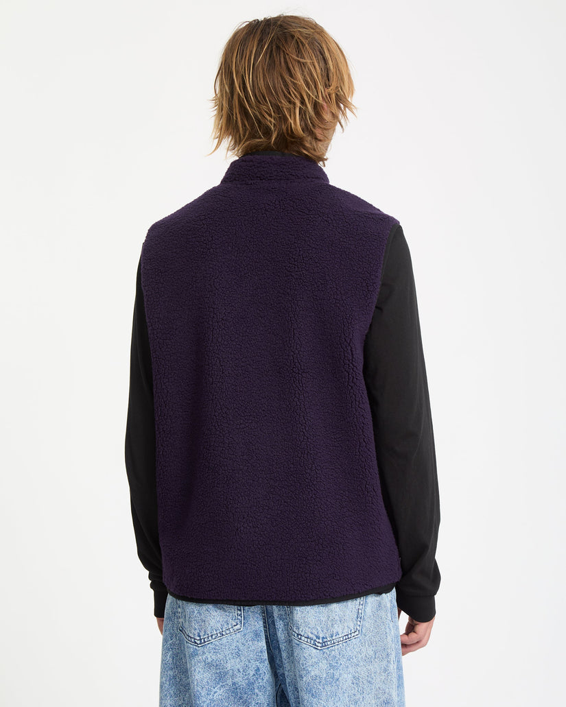 Muzzer Fuzzar Vest - Dark Purple