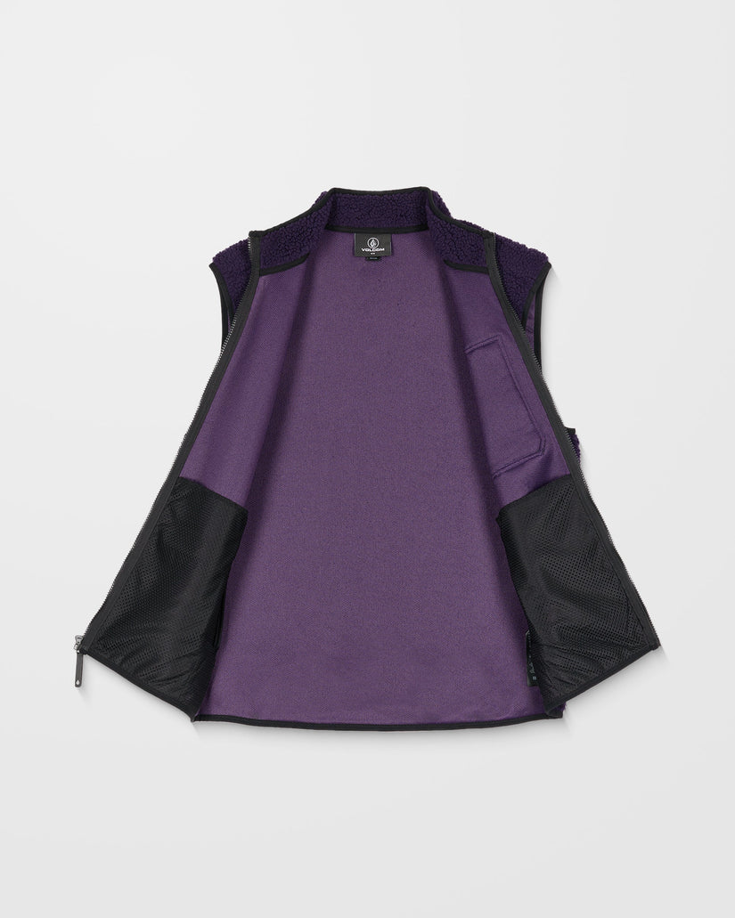 Muzzer Fuzzar Vest - Dark Purple