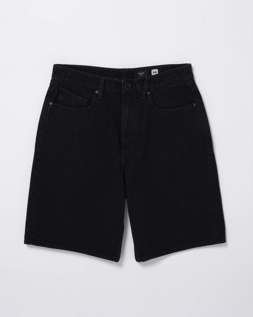 Billow Denim Short - BLACK