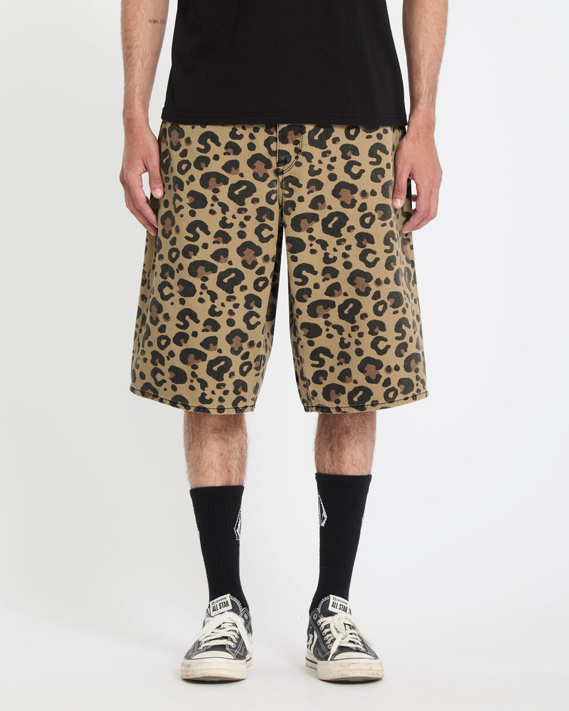 Chillow 24" Denim Short - Cheetah