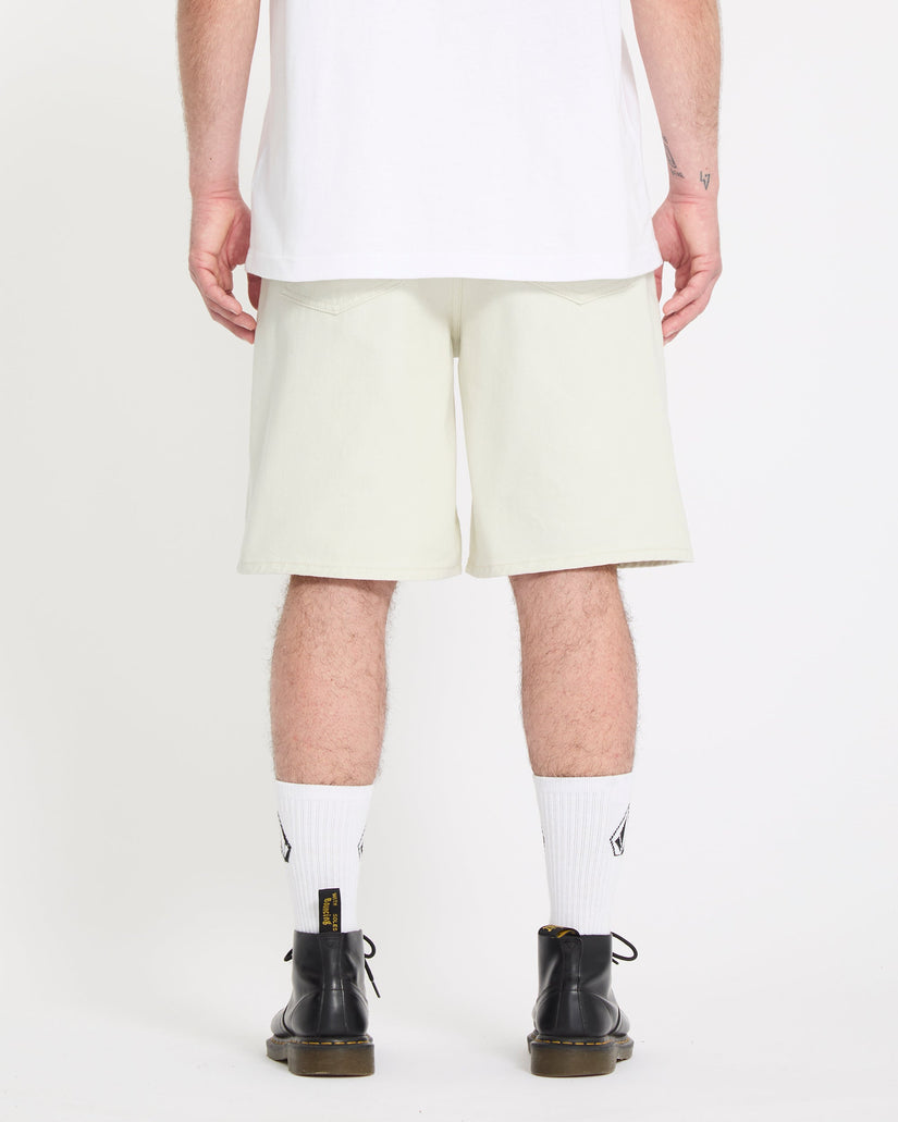 Billow 22" Denim Short - Dirty White