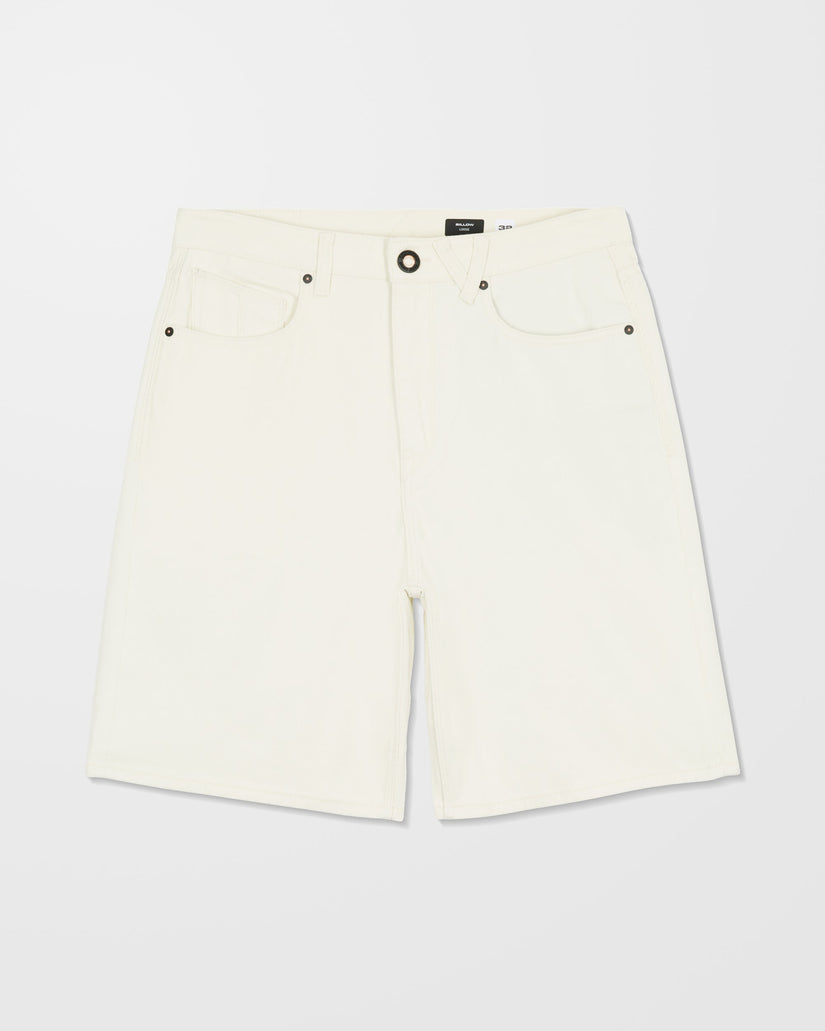 Billow 22" Denim Short - Dirty White