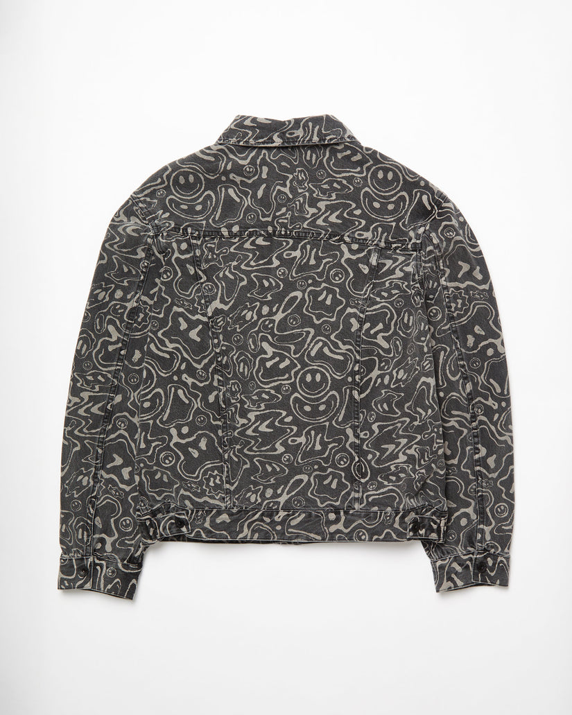 Filip Rygalski Denim Jacket - BLACK PRINT