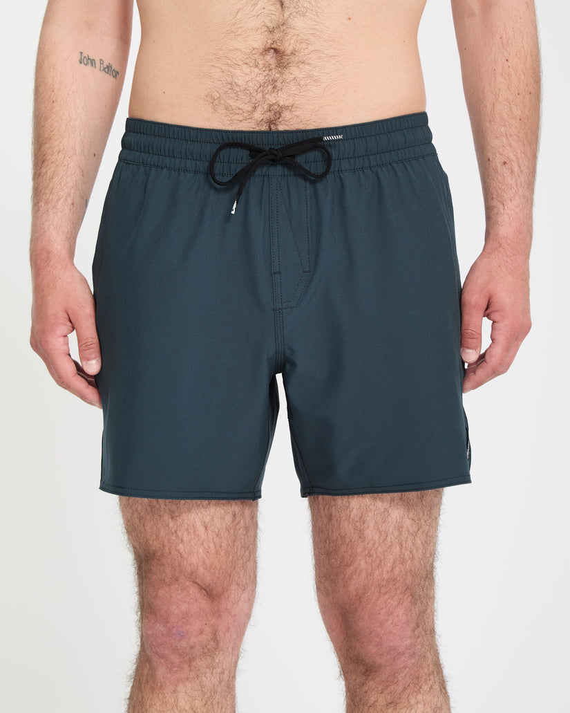 Lido Solid Trunk 16" Boardshort - Midnight Blue