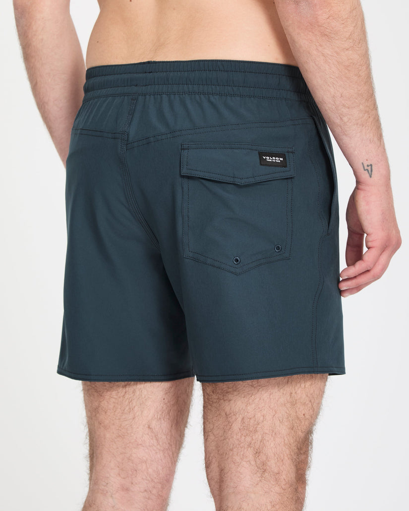 Lido Solid Trunk 16" Boardshort - Midnight Blue
