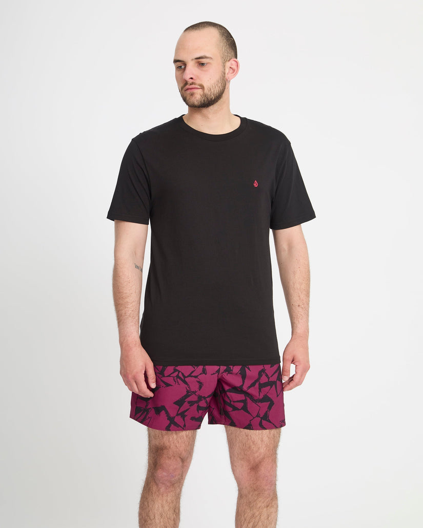 Lido Print Trunk 16" Boardshort - Sangria