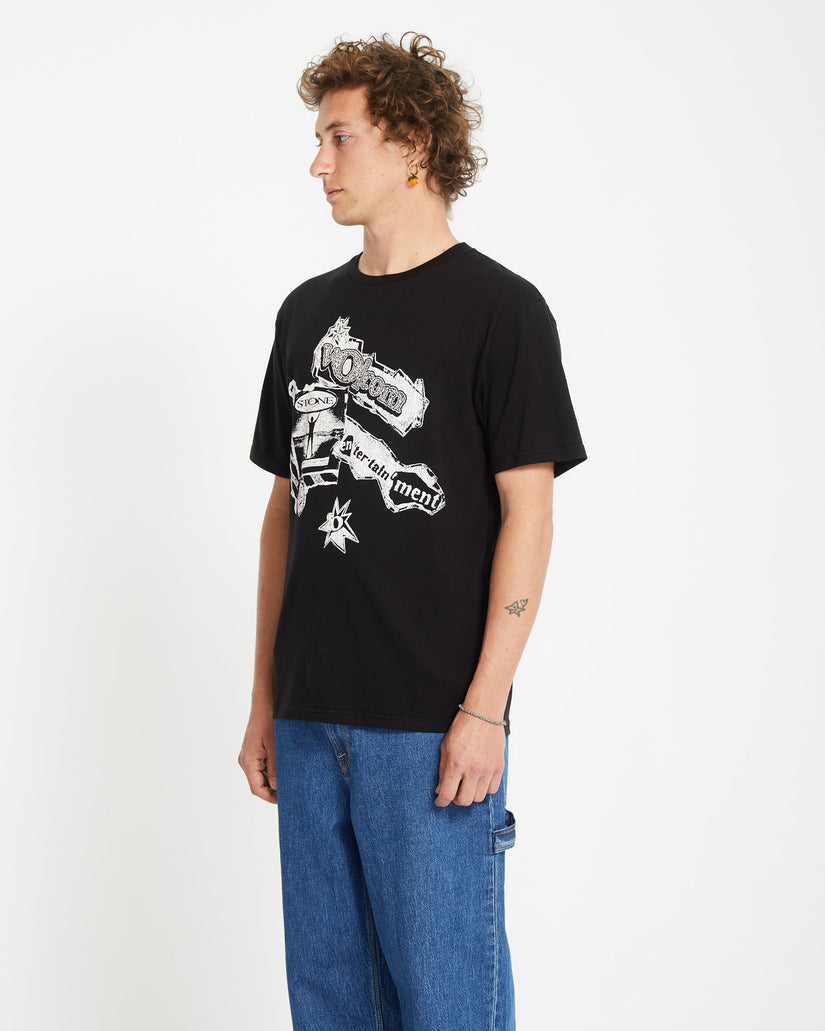 V Ent T-shirt - BLACK