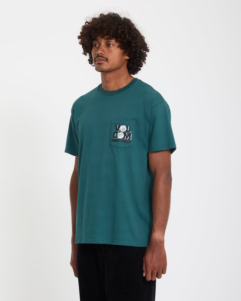 Parted Out Pocket T-Shirt - Rifle Green