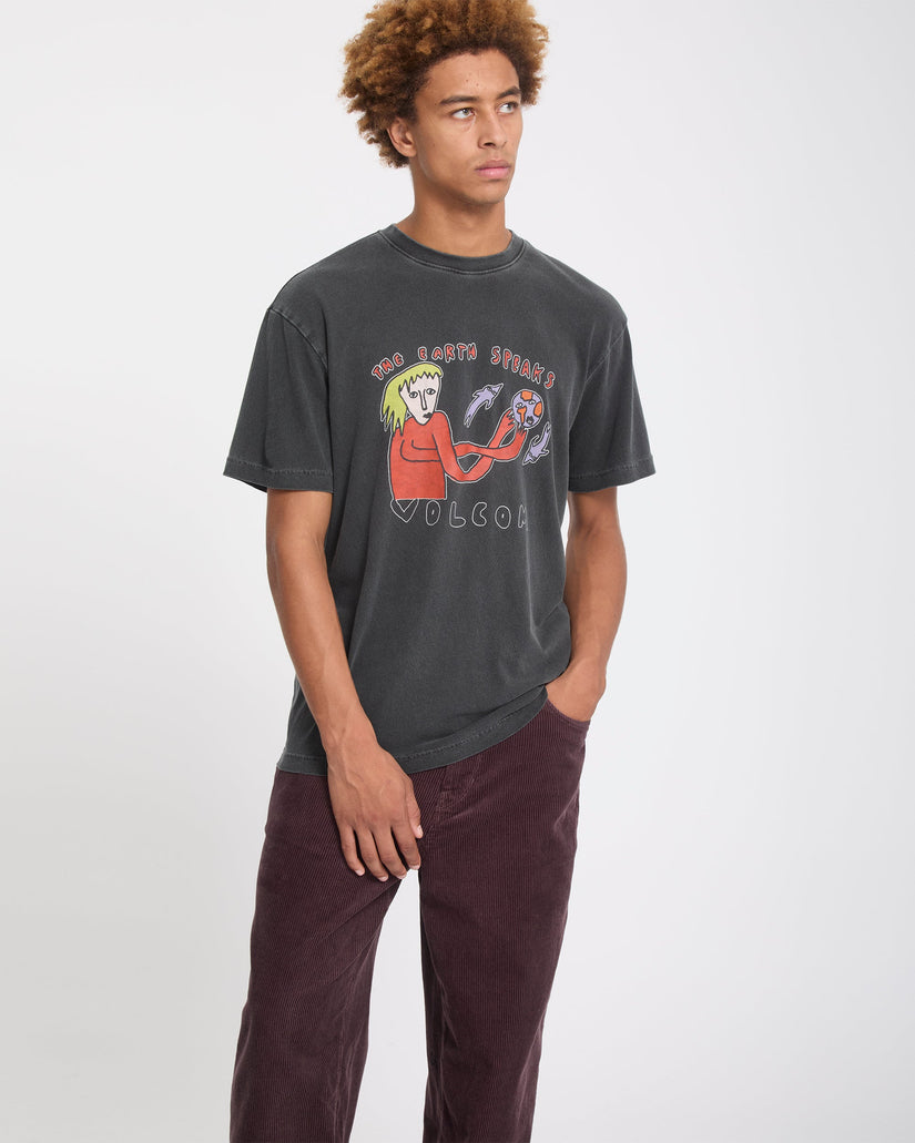 Earth Speaks T-Shirt - Black