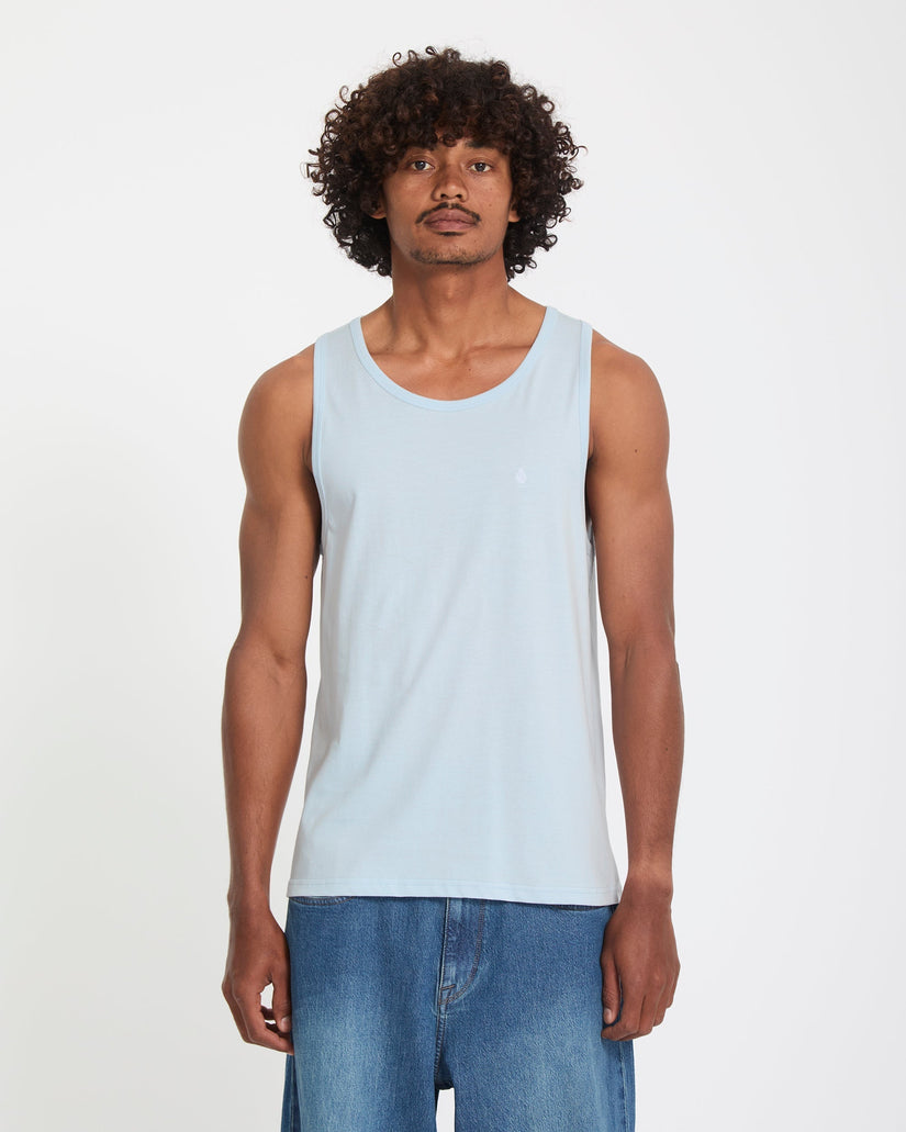 Stone Blanks Tank Top - Light Blue Acid