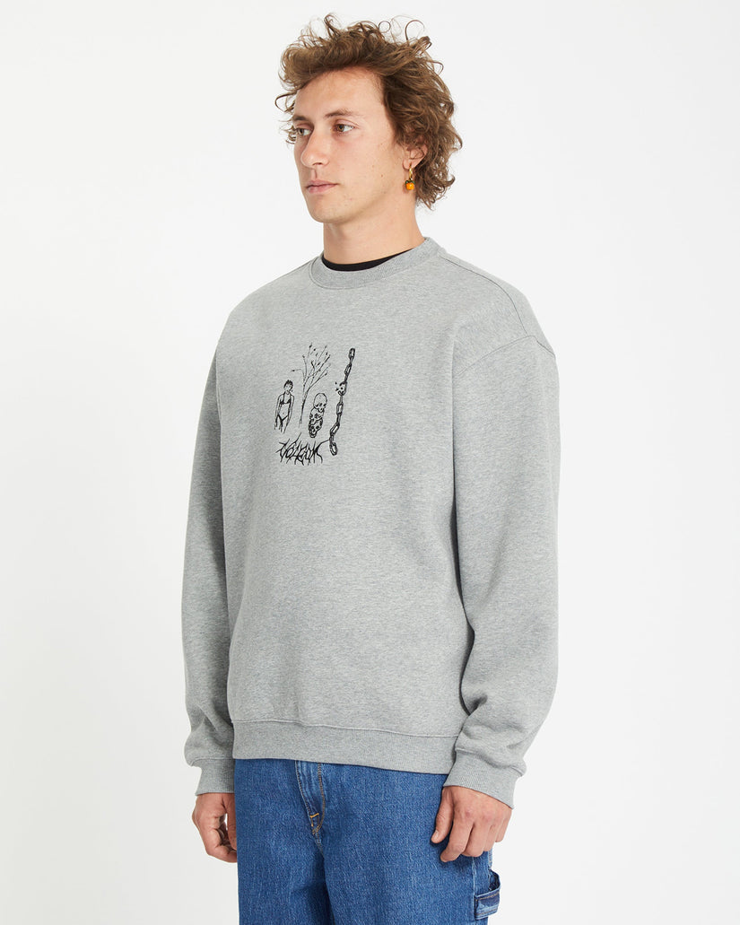 Noder Sweatshirt - HEATHER GREY