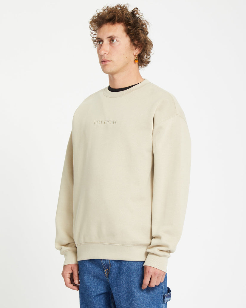 Volcom Stone Sweatshirt - LIGHT KHAKI