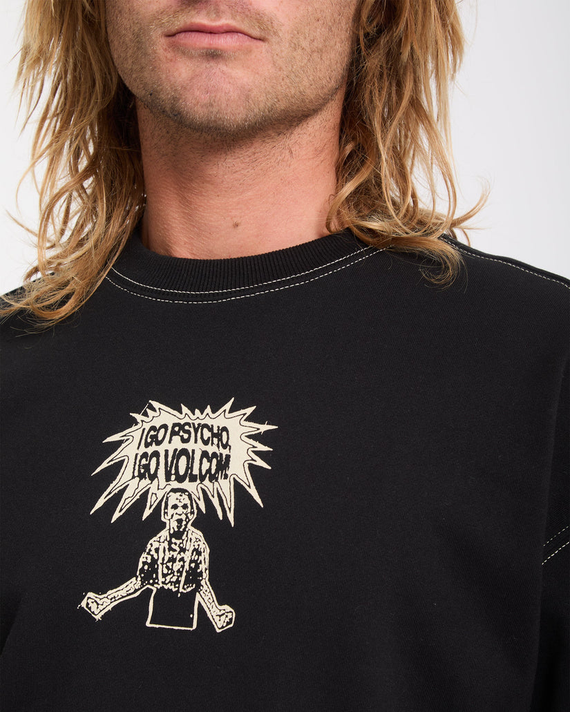 I Go Psycho Sweatshirt - Black