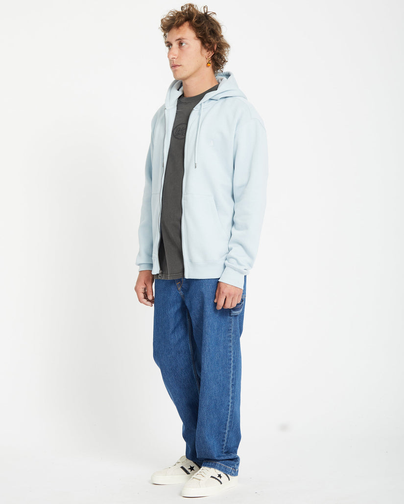 Single Stone Full Zip Hoodie - CAROLINA BLUE
