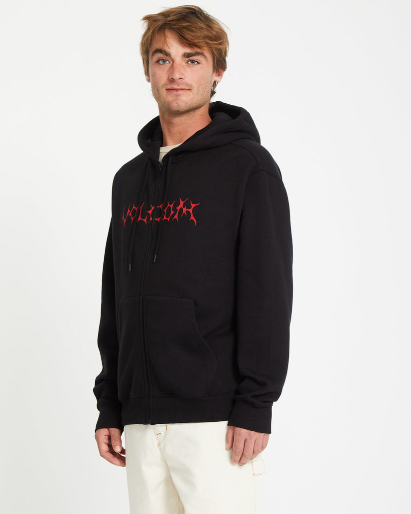 Watanite Full Zip Hoodie - BLACK