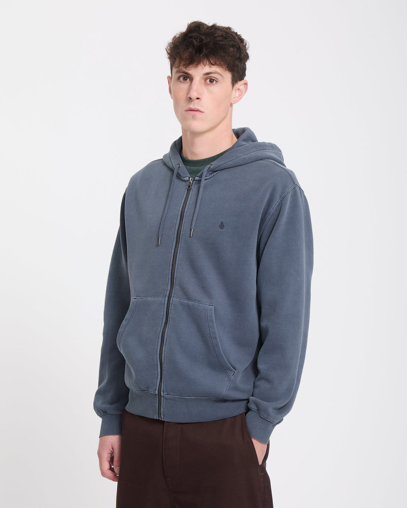 Single Stone Zip Sweatshirt - Storm Blue