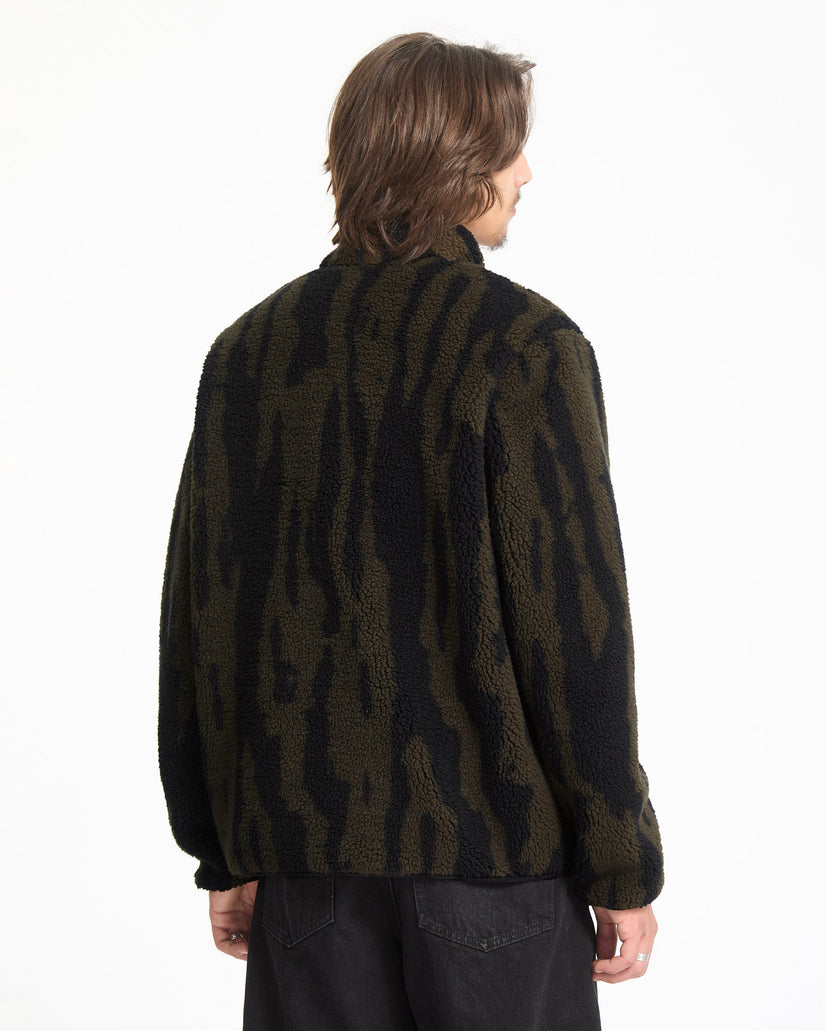 Storm Stone Zip Hoodie - Sage Leaf