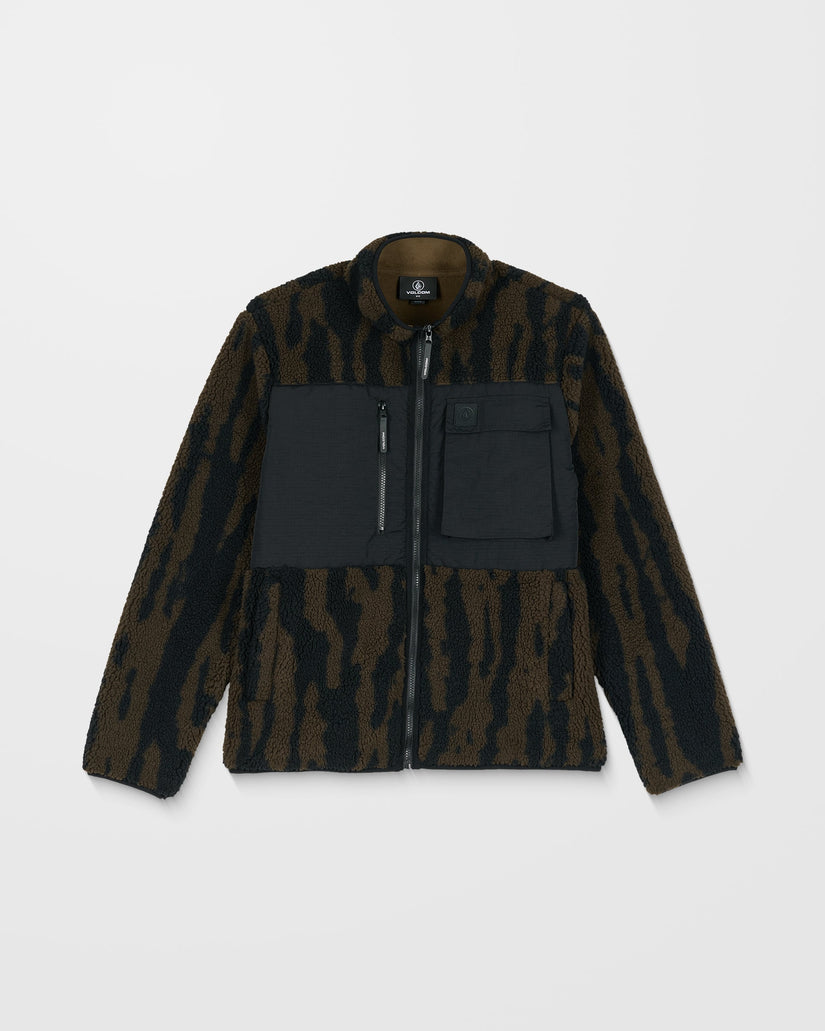 Storm Stone Zip Hoodie - Sage Leaf