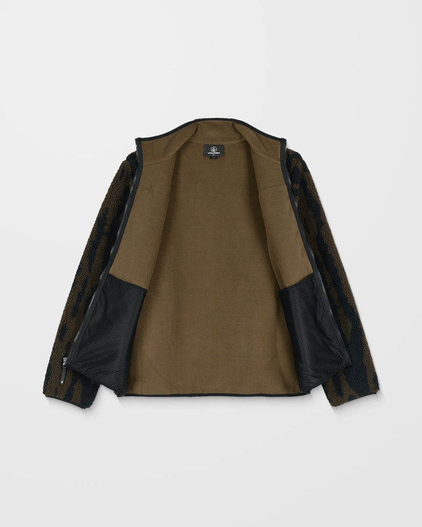Storm Stone Zip Hoodie - Sage Leaf